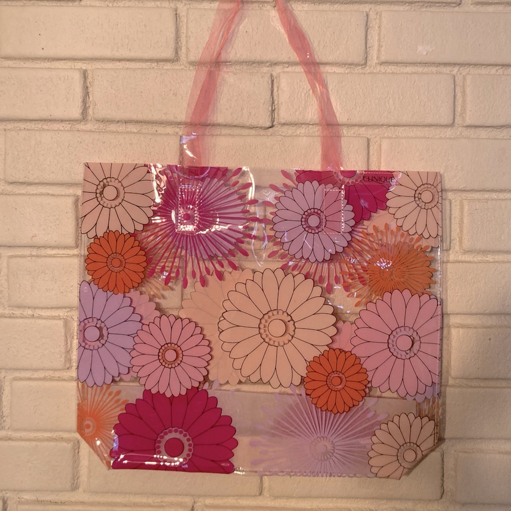 Clinique Plastic tote